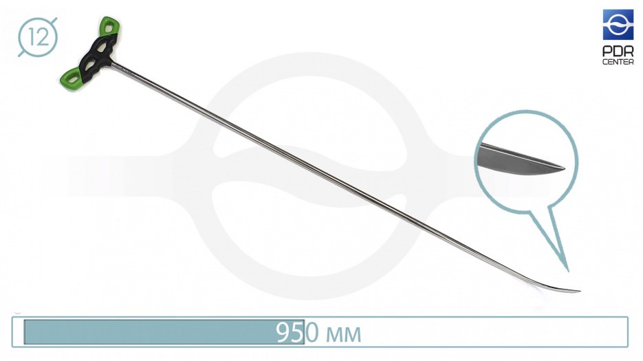 Крючок с плавным загибом KT1219I (Ø12 мм, 950 мм)